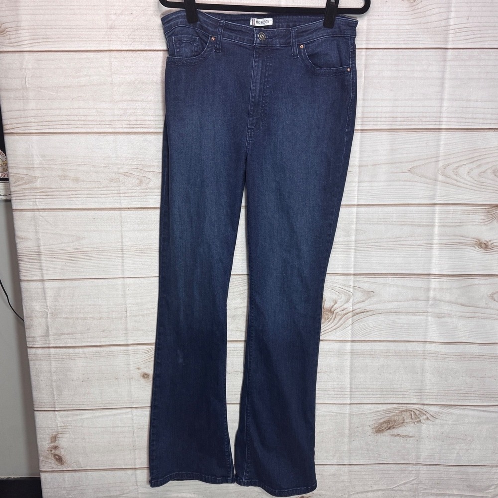 Morrison Dark Wash High Rise Flare Jeans Size 32 Blue Denim Pants